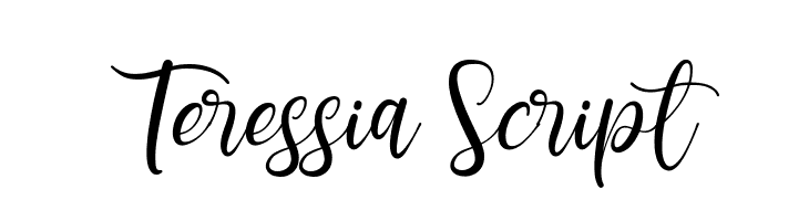 Teressia Script Font - FFonts.net