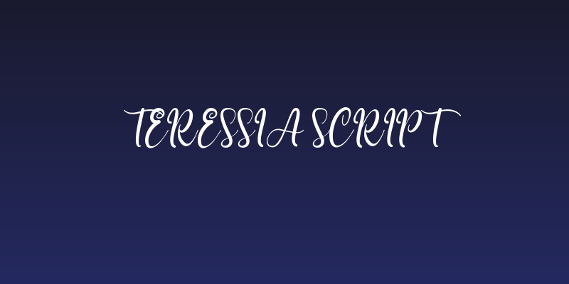 Teressia Script Social Header