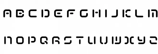 Term-RegAaa フォント 大文字