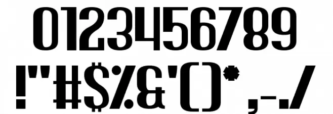 Terminal Day Font OTHER CHARS