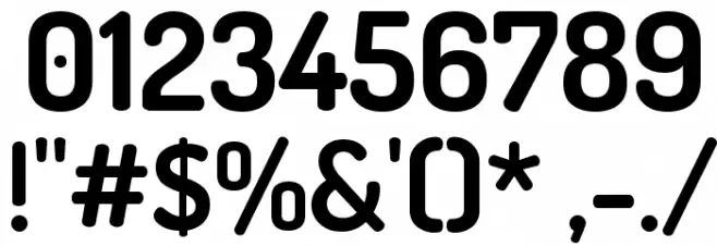 Terminal Dosis Bold Font OTHER CHARS