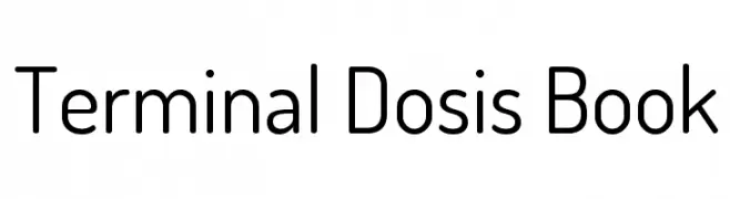 Terminal Dosis Book  Fuentes Gratis Descargar