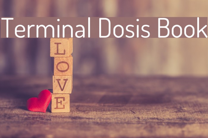 Terminal Dosis Book Font examples