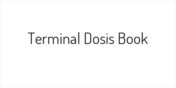 Terminal Dosis Book Logo