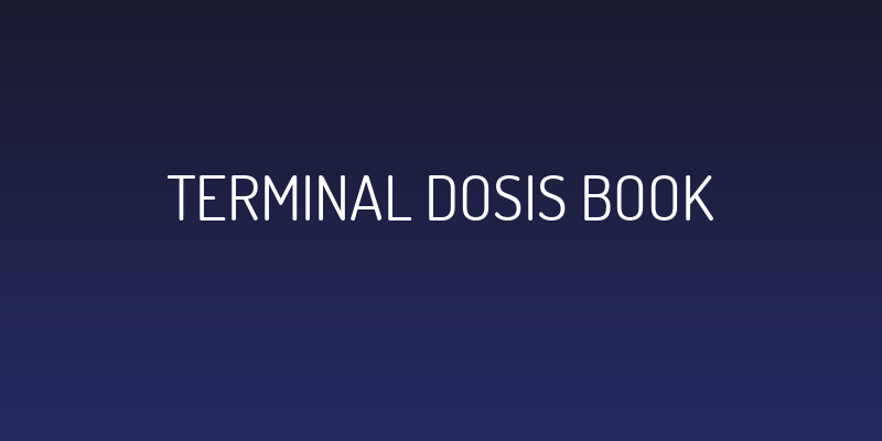 Terminal Dosis Book Social Header