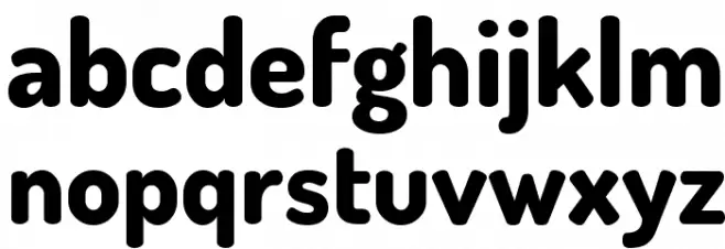 Terminal Dosis ExtraBold Font LOWERCASE