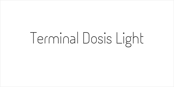 Terminal Dosis Light Logo