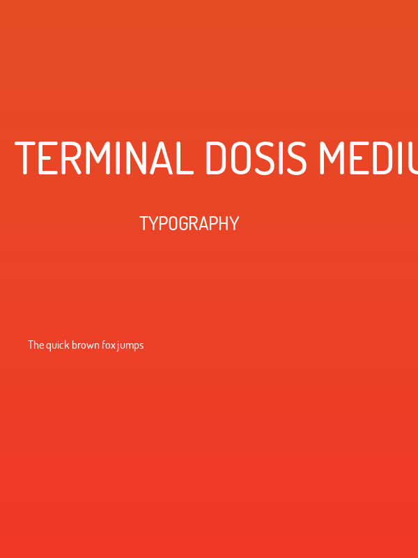 Terminal Dosis Medium Poster