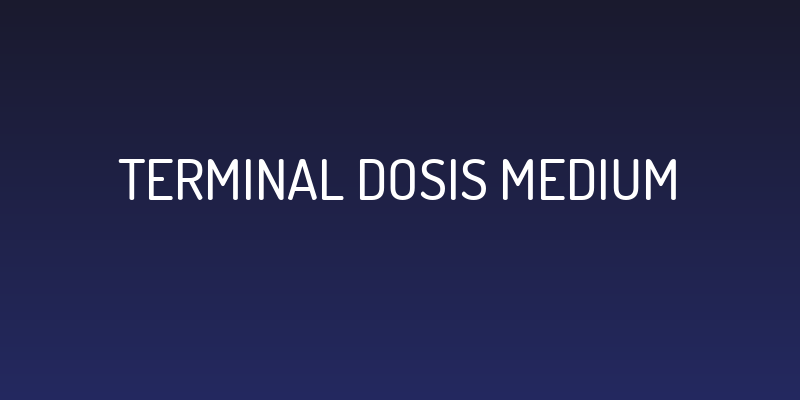 Terminal Dosis Medium Social Header