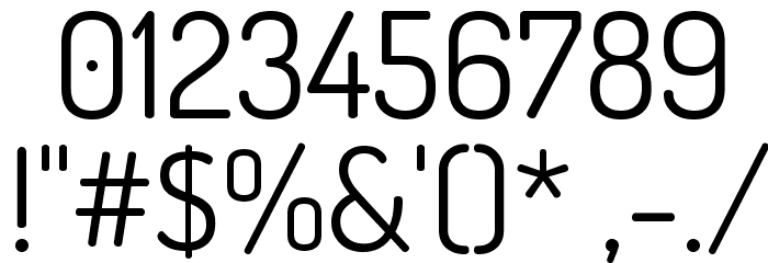 Terminal Dosis Regular Font OTHER CHARS