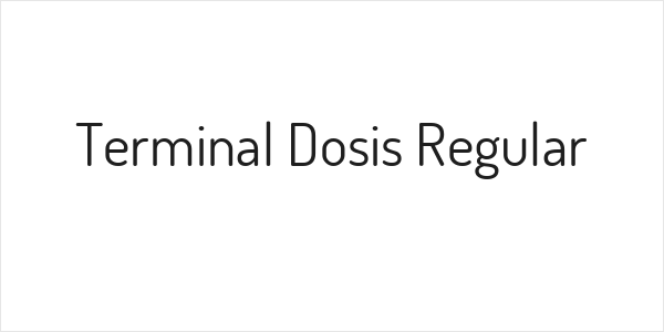 Terminal Dosis Regular Logo