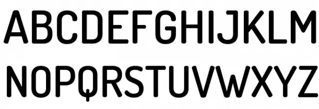 Terminal Dosis SemiBold Schriftart Groß
