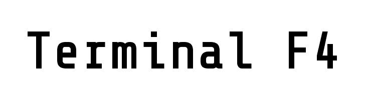 Terminal F4  Descarca Fonturi Gratis
