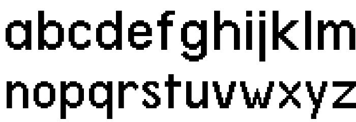 Terminal Grotesque Regular Font LOWERCASE