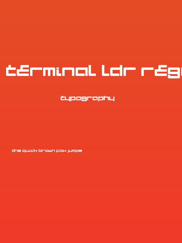 Terminal LDR Regular Poster