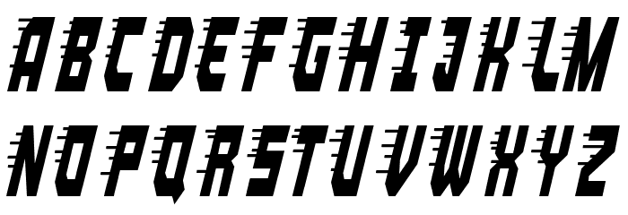 Terminal velocity Schriftart Groß