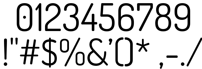 TerminalDosis-Book Font OTHER CHARS