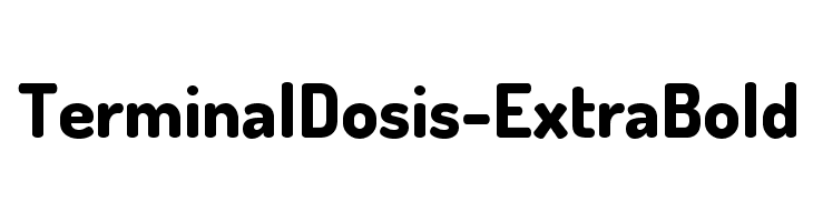 TerminalDosis-ExtraBold Font
