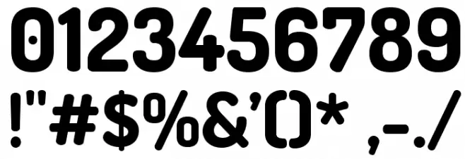 TerminalDosis-ExtraBold Font OTHER CHARS