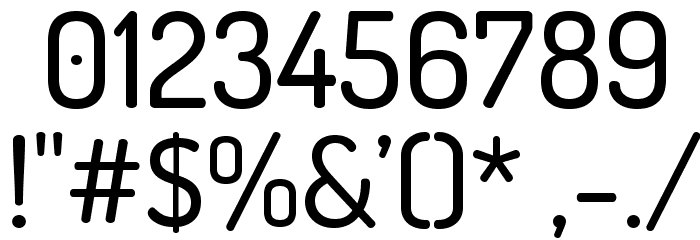 TerminalDosis-Medium Font OTHER CHARS