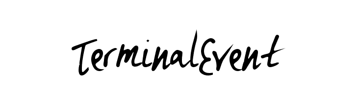 TerminalEvent  Frei Schriftart Herunterladen