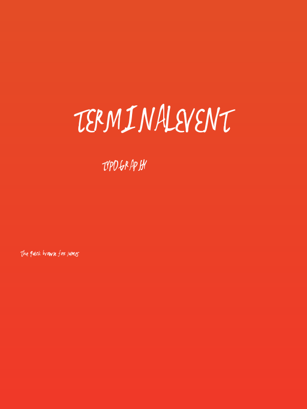 TerminalEvent Poster