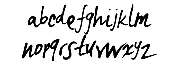 TerminalEvent Font LOWERCASE