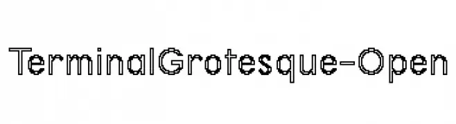 TerminalGrotesque-Open  baixar fontes gratis