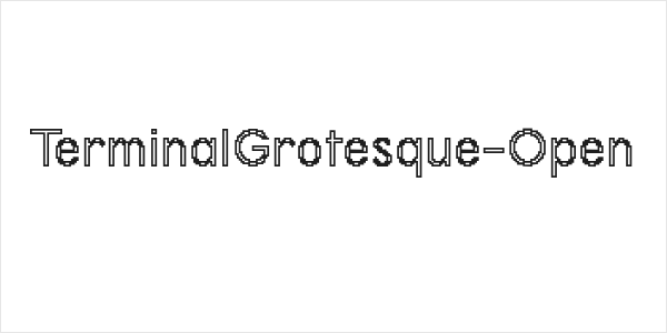 TerminalGrotesque-Open Logo