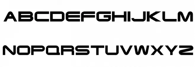 Terminator Cyr Semi-expanded Bold Schriftart Kleinbuchstaben