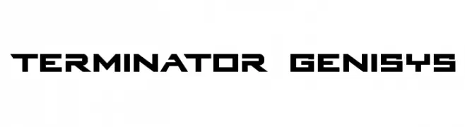 Terminator Genisys  免费字体下载