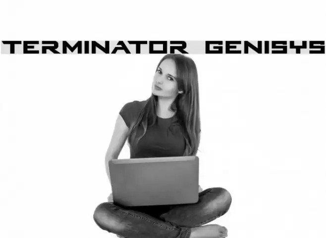 Terminator Genisys Schriftart examples