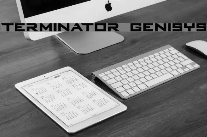Terminator Genisys Schriftart examples