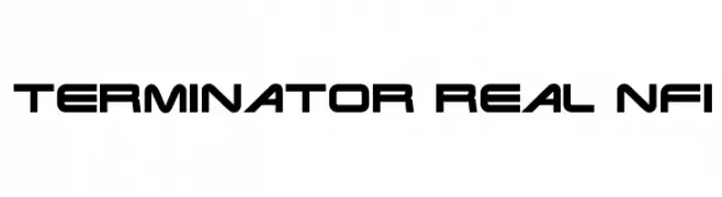 Terminator Real NFI  تنزيل الخطوط