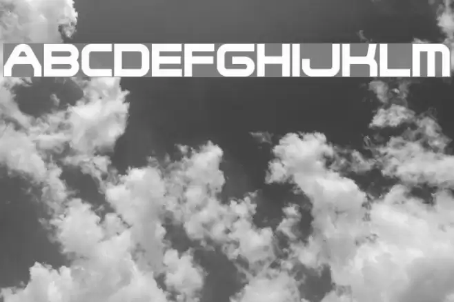 Terminator Two Font examples