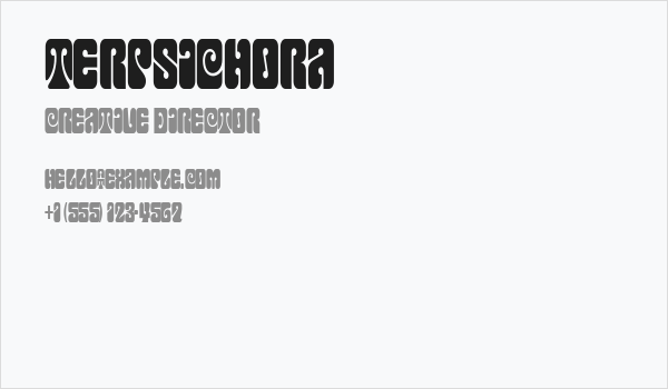 Terpsichora Business Card