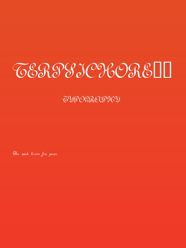 Terpsichore!" Poster