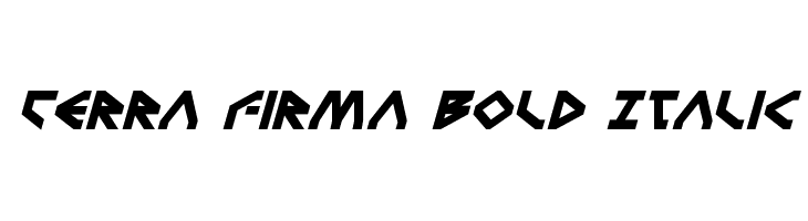 Terra Firma Bold Italic  नि: शुल्क फ़ॉन्ट्स डाउनलोड