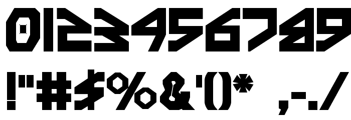 Terra Firma Bold Font OTHER CHARS