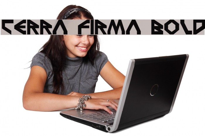 Terra Firma Bold Font examples