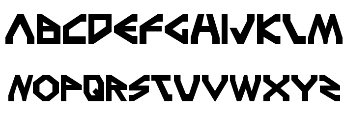 Terra Firma Bold Font LOWERCASE