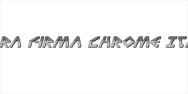 Terra Firma Chrome Italic Logo