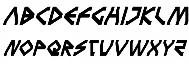 Terra Firma Condensed Italic Fuentes MINÚSCULAS
