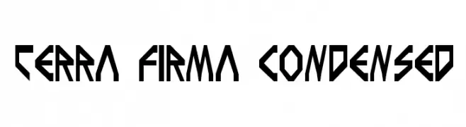 Terra Firma Condensed  Frei Schriftart Herunterladen