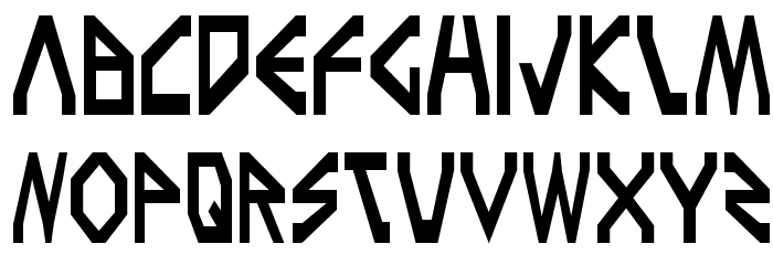 Terra Firma Condensed Font LOWERCASE