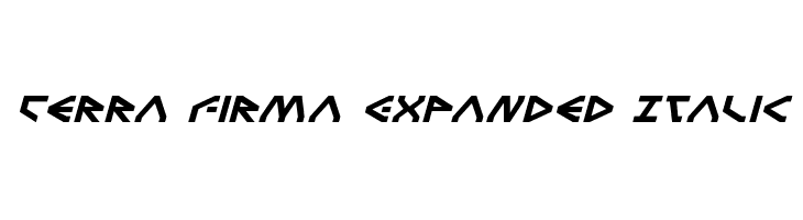 Terra Firma Expanded Italic  Frei Schriftart Herunterladen