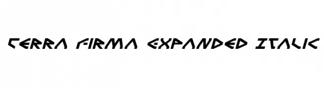 Terra Firma Expanded Italic  تنزيل الخطوط