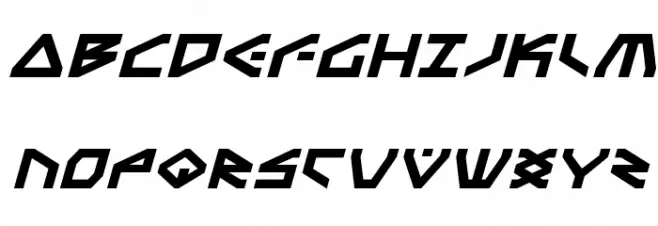 Terra Firma Expanded Italic Schriftart Groß
