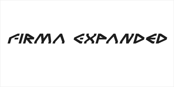 Terra Firma Expanded Italic Logo
