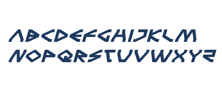 Terra Firma Expanded Italic Lowercase
